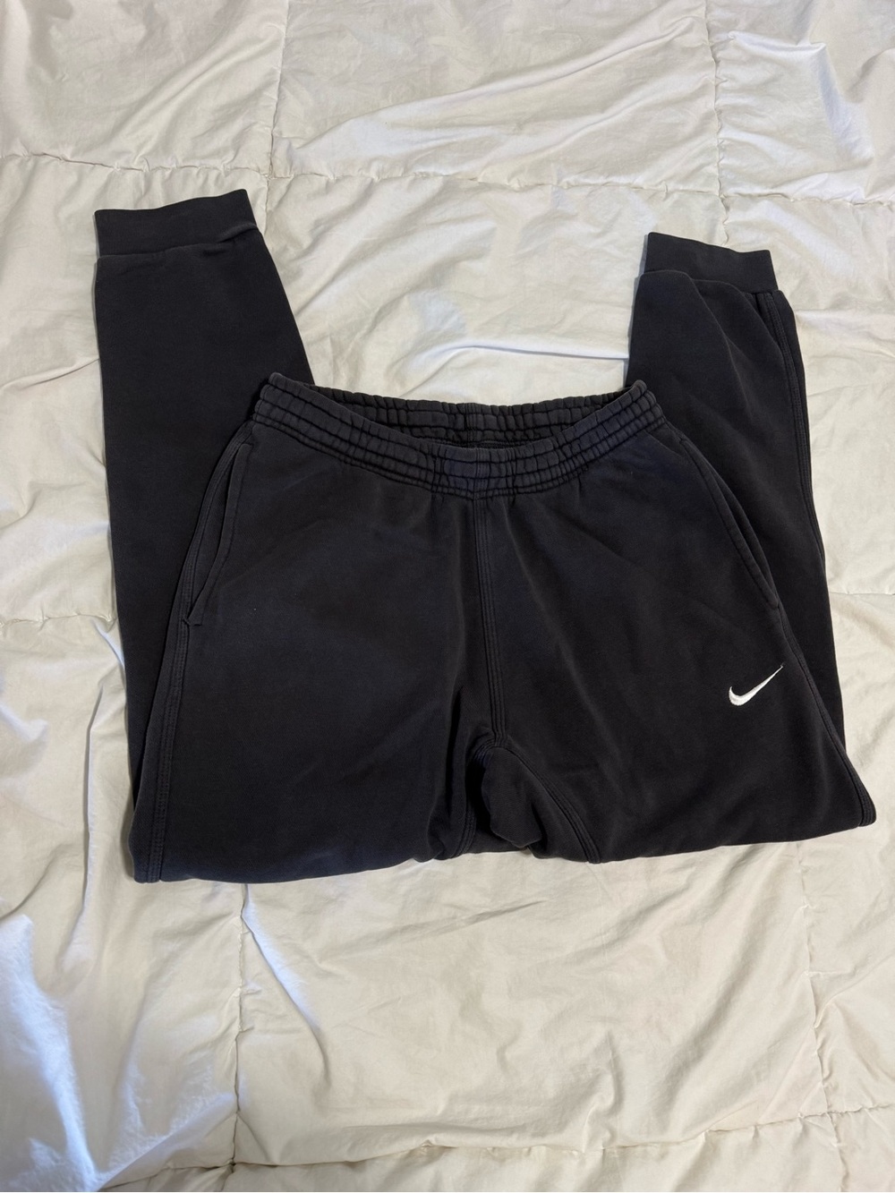 Nike mens Black Fleece Jogger Pants